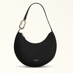 Furla Primavera leather shoulder bag - Black/Nero